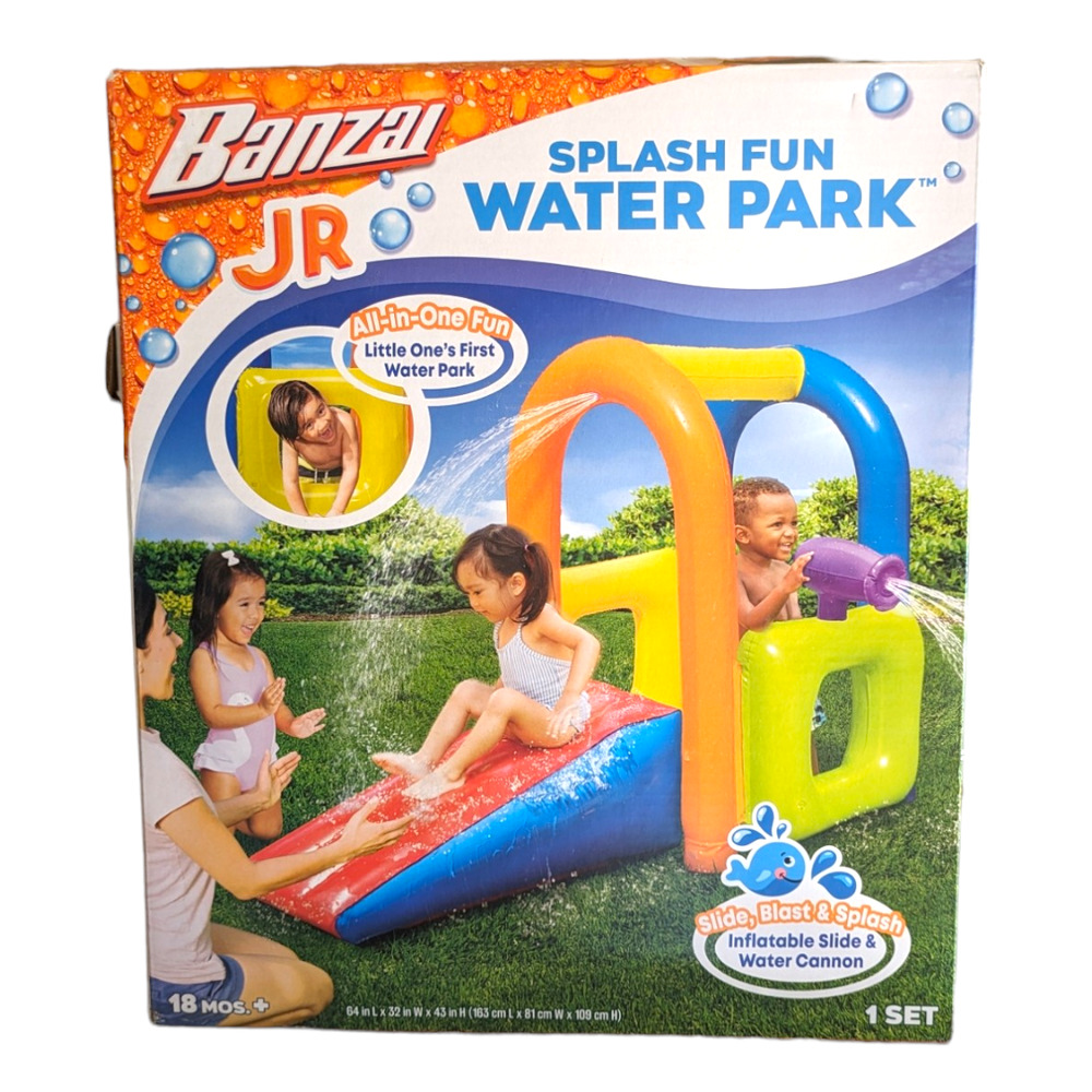 BANZAI JR Splash Fun Water Park./ 18 Months and up Summer Fun